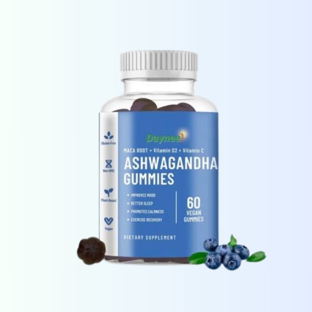 Ashwagandha gummies x 60 (Daynee) Exp : 9/27