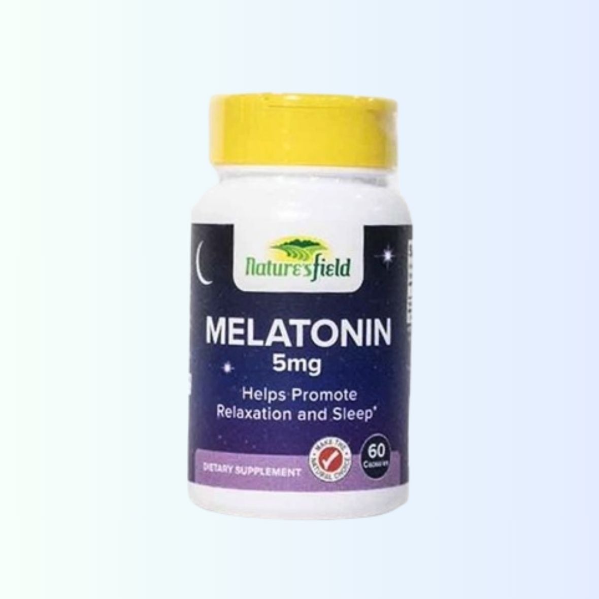 Melatonin Capsules 5mg x 60 (Nature's Field) Exp : 1/28