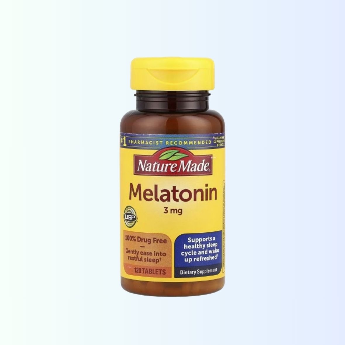 Melatonin Tablets 3mg x 120 (Nature Made) Exp : 8/28