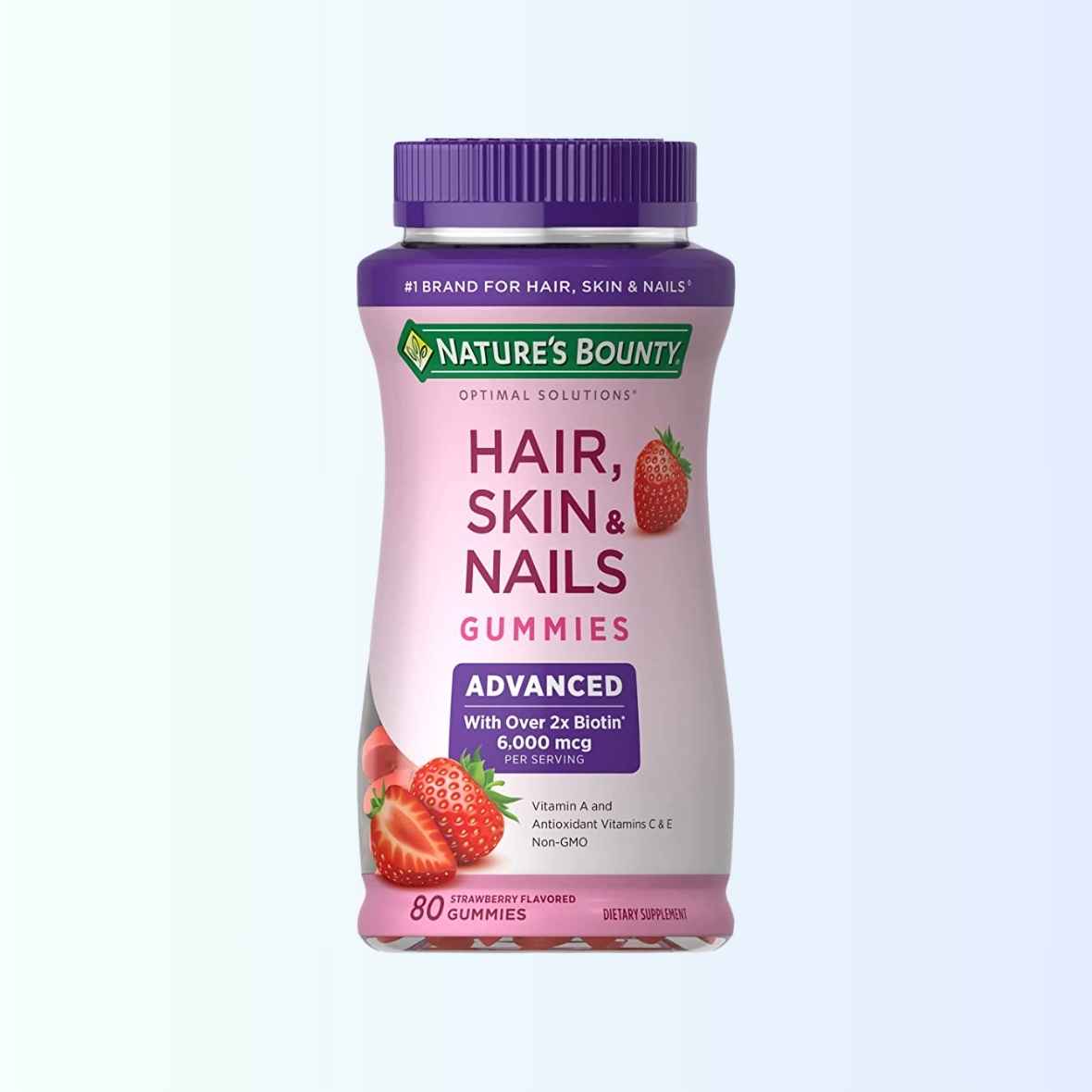 Advanced Hair Skin & Nails Gummies x 80 ( Nature's Bounty) Exp : 12/26
