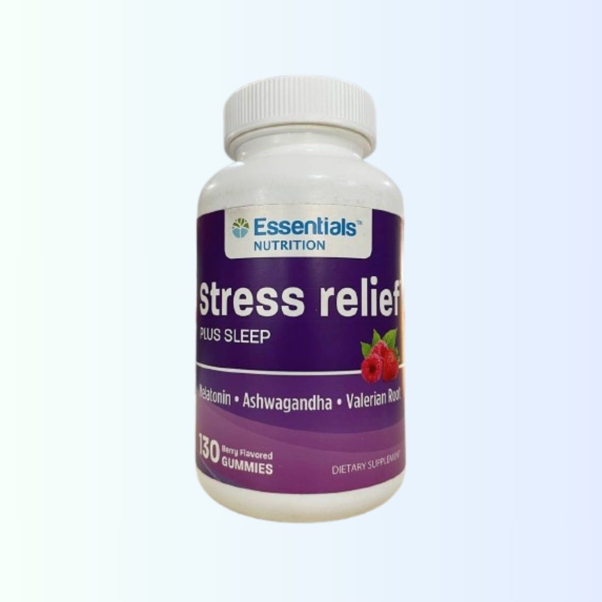 Stress relief plus sleep gummies X 130 (Essential nutrition) Exp: 12/26