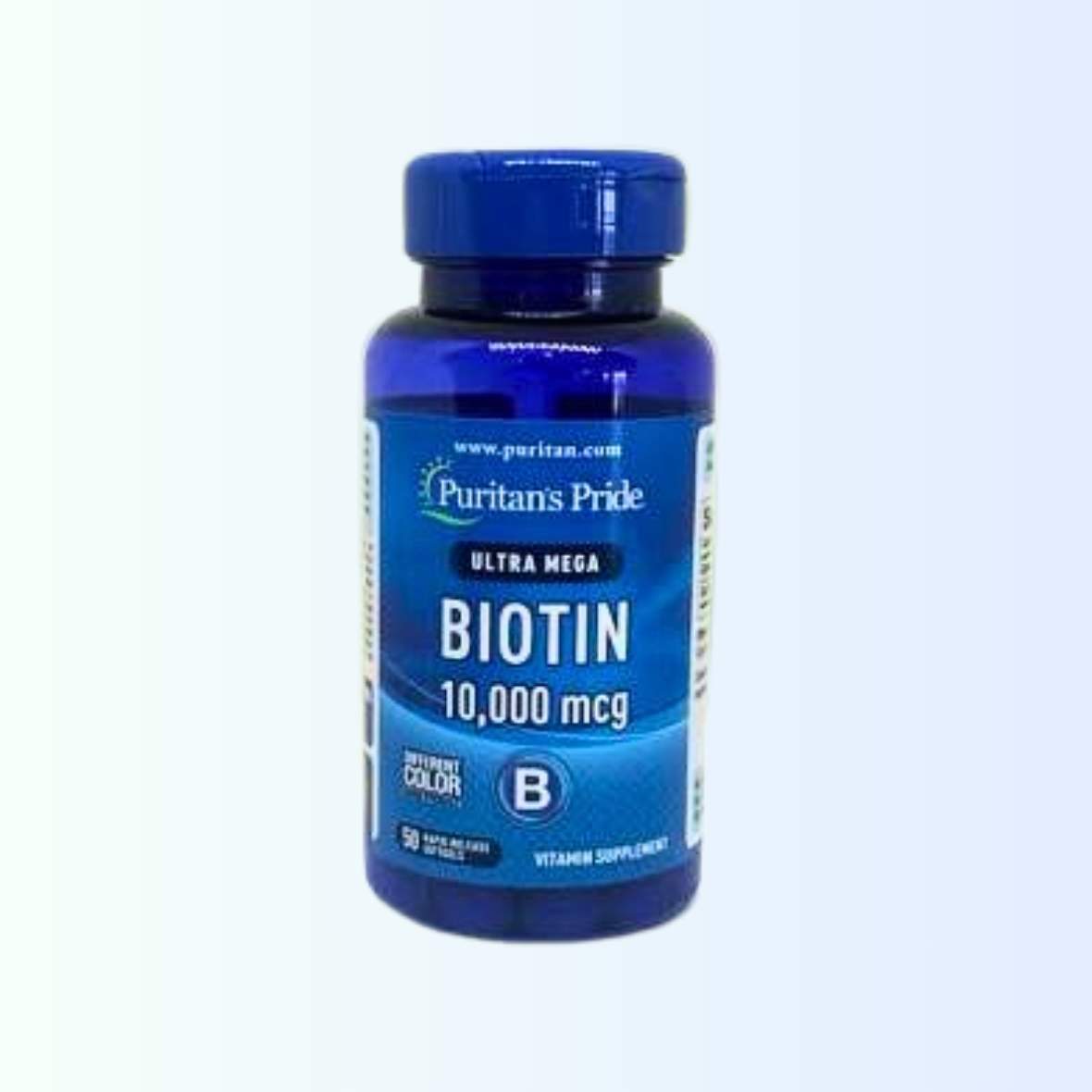 Biotin Capsules 10,000mcg x 50 ( Puritan's pride ) Exp : 5/27