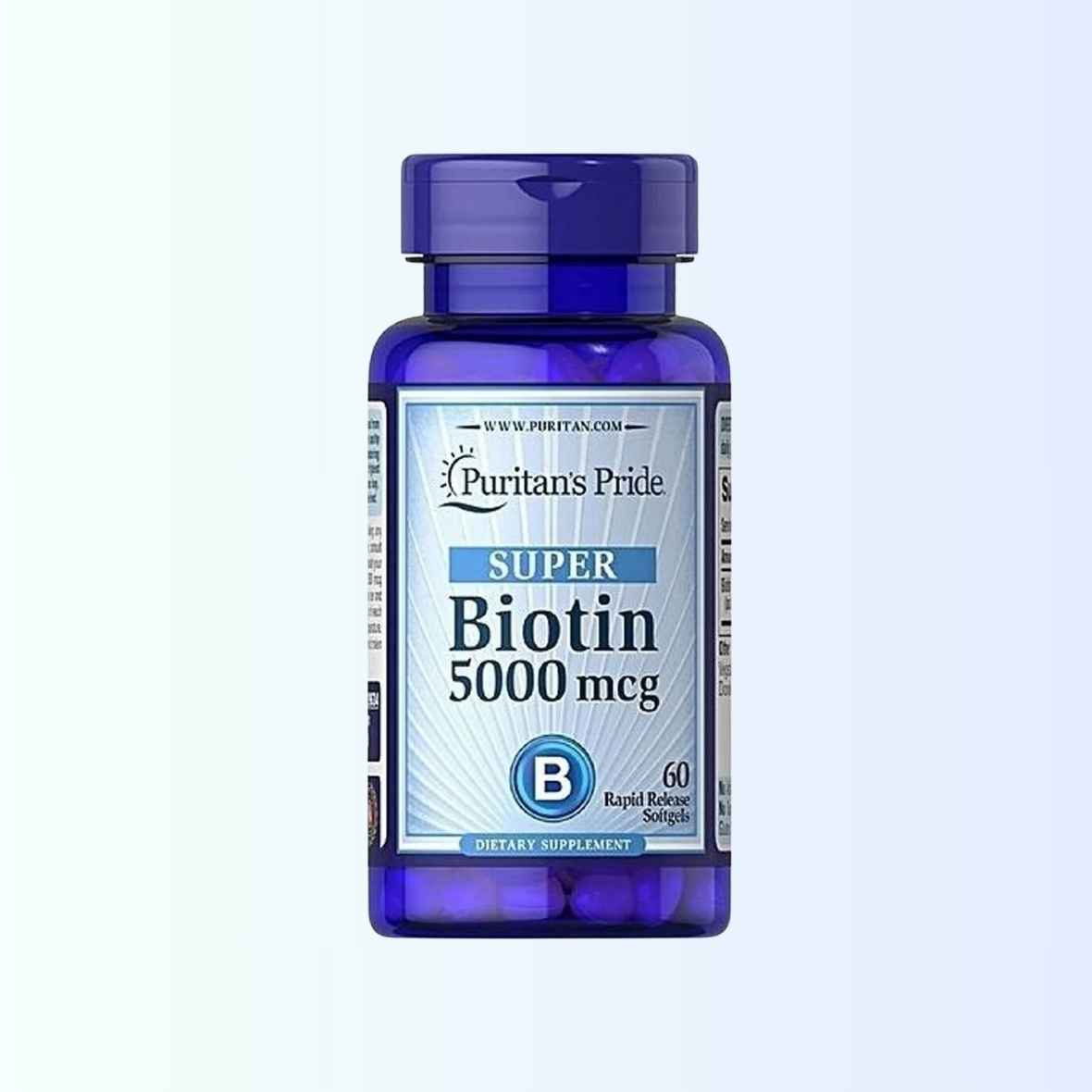 Biotin Capsules 5000mcg ( Puritan's pride ) Exp : 10/27