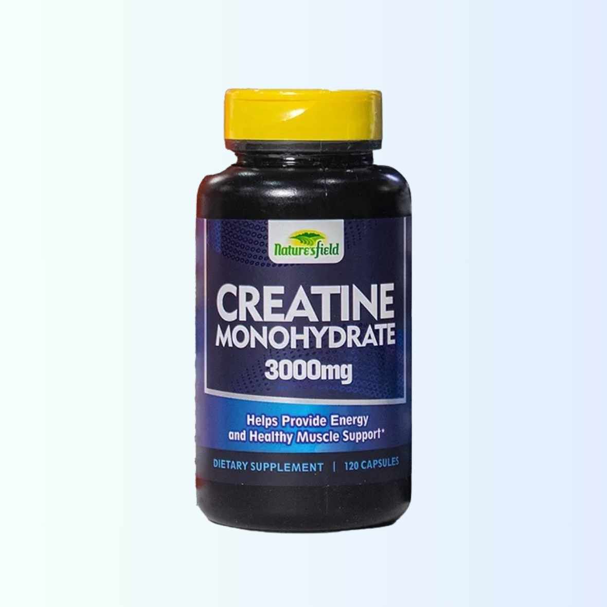 Creatine monohydrate 3000mg x 120 (Nature's field) Exp : 1/27