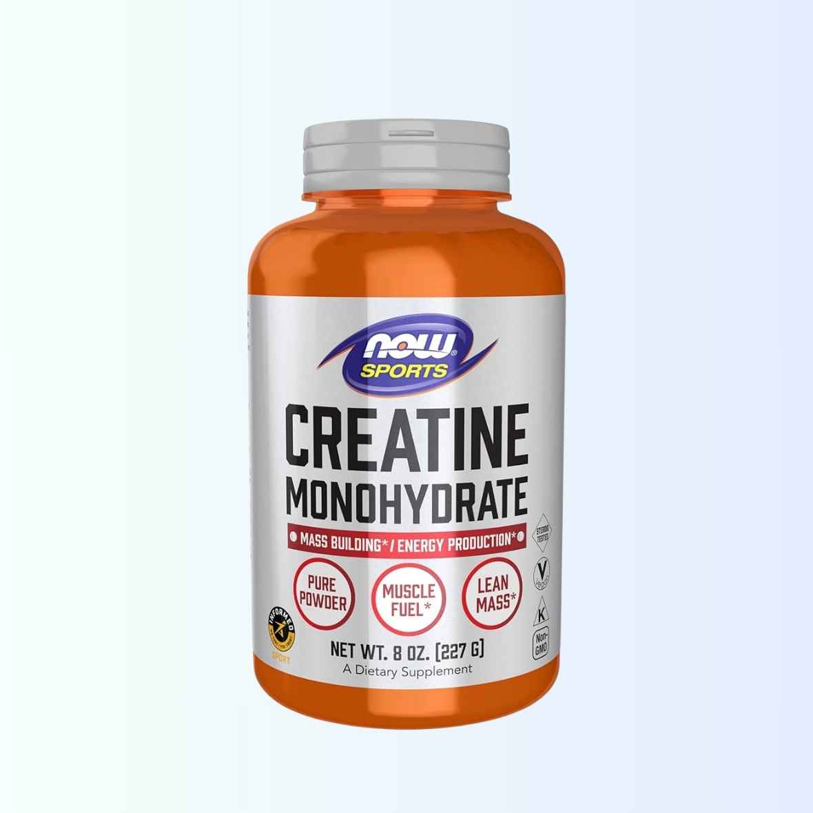 Creatine Monohydrate Powder 227g (Now sports) Exp : 5/29