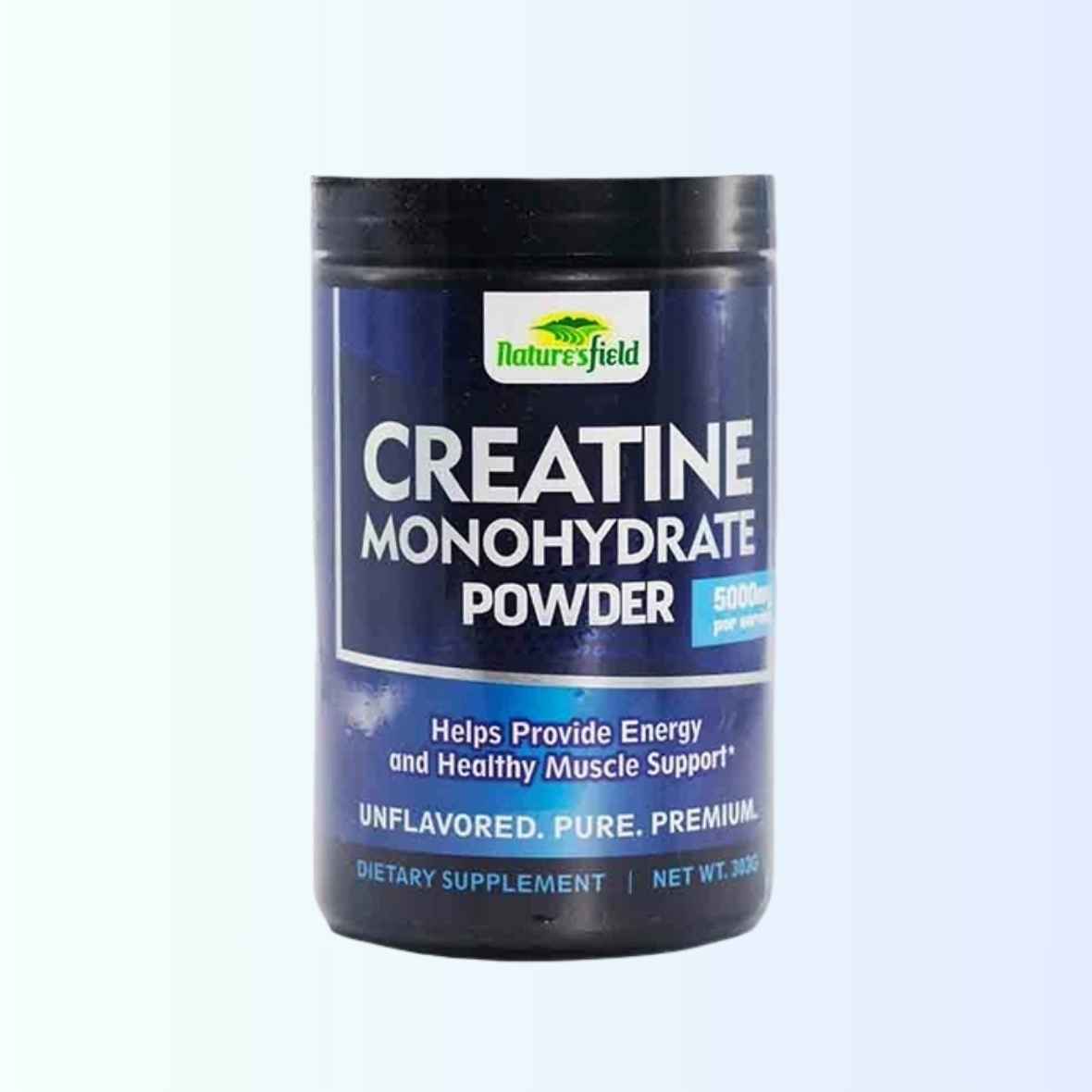 Creatine monohydrate powder 303g (Nature's field)