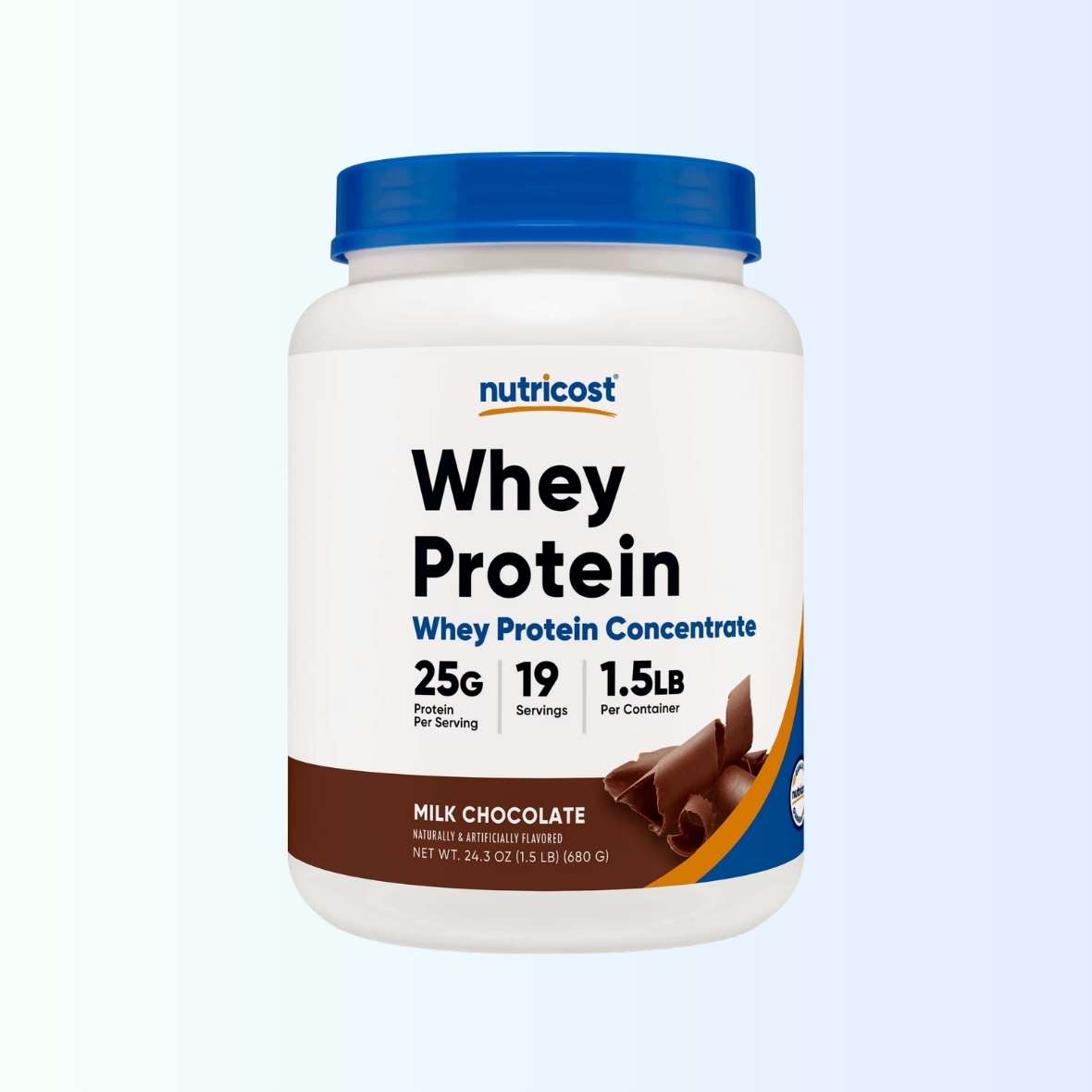 Whey Protein powder 680g (Nutricost) Exp : 9/27