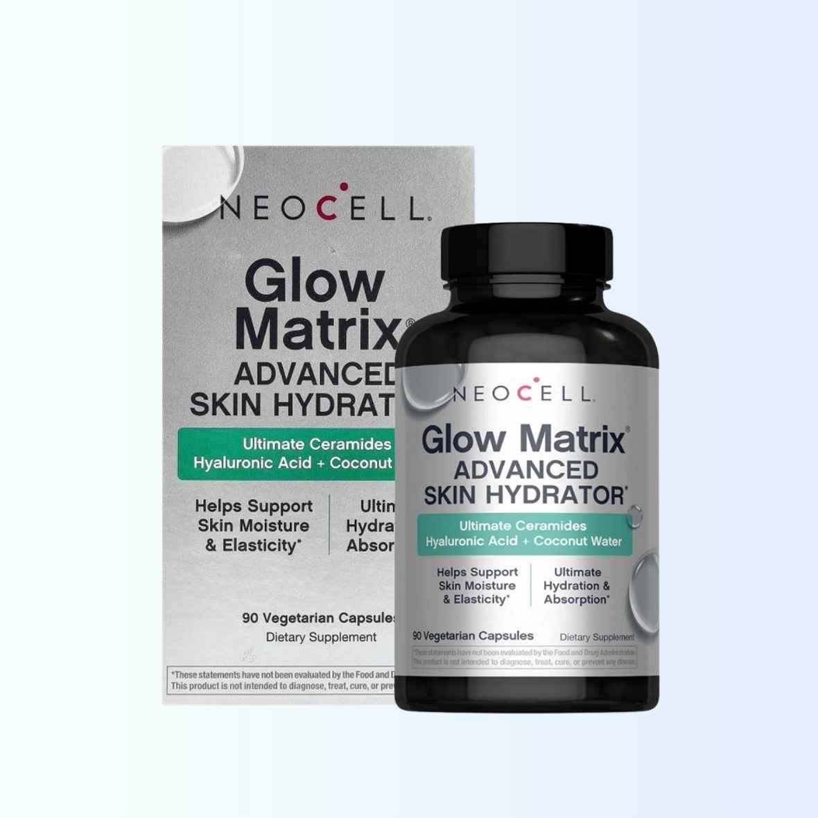 Glow Matrix Advanced Skin Hydrator Capsules x 90 ( Neocell ) Exp : 1/28