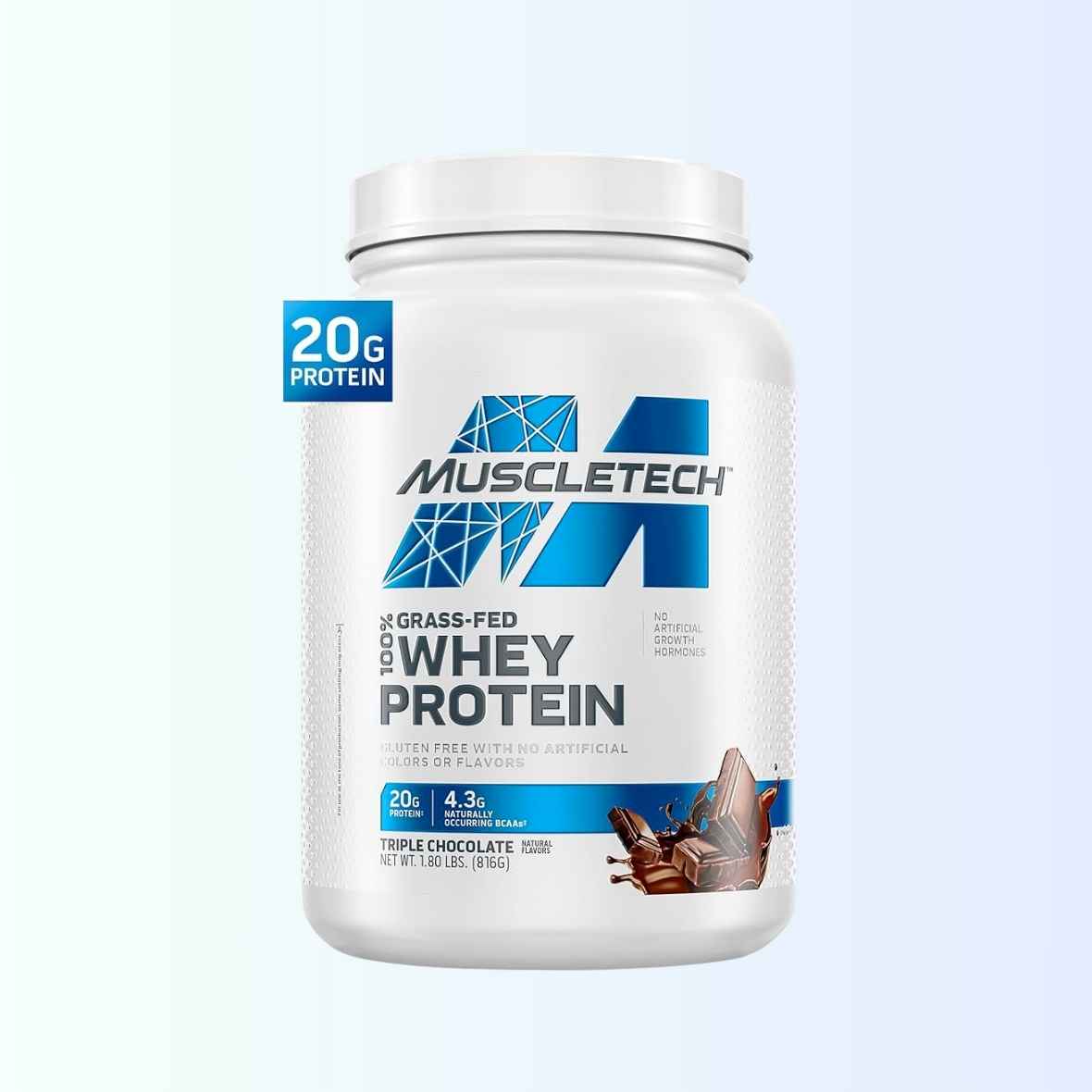 Grass-fed Whey Protein powder 816g (MuscleTech) Exp : 10/28