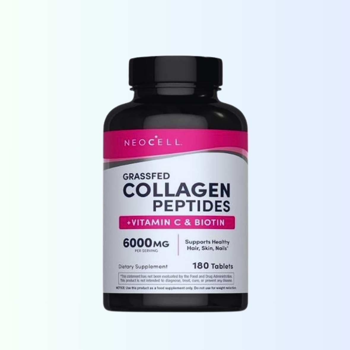 Grassfed Collagen Peptides + Vitamin C & Biotin Tablets x 180 ( Neocell )  Exp : 8/28