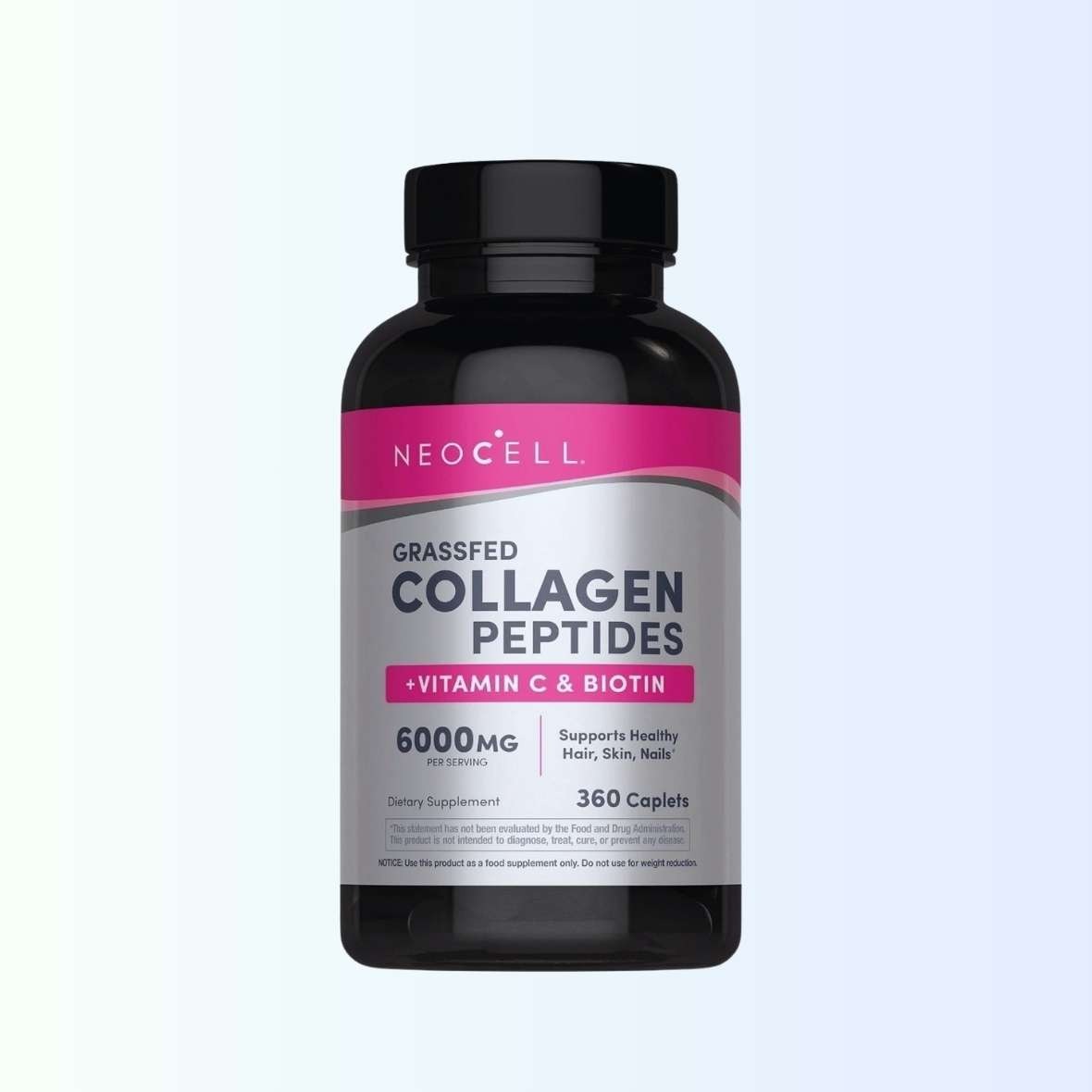 Grassfed Collagen Peptides + Vitamin C & Biotin Tablets x 360 ( Neocell )  Exp : 8/28
