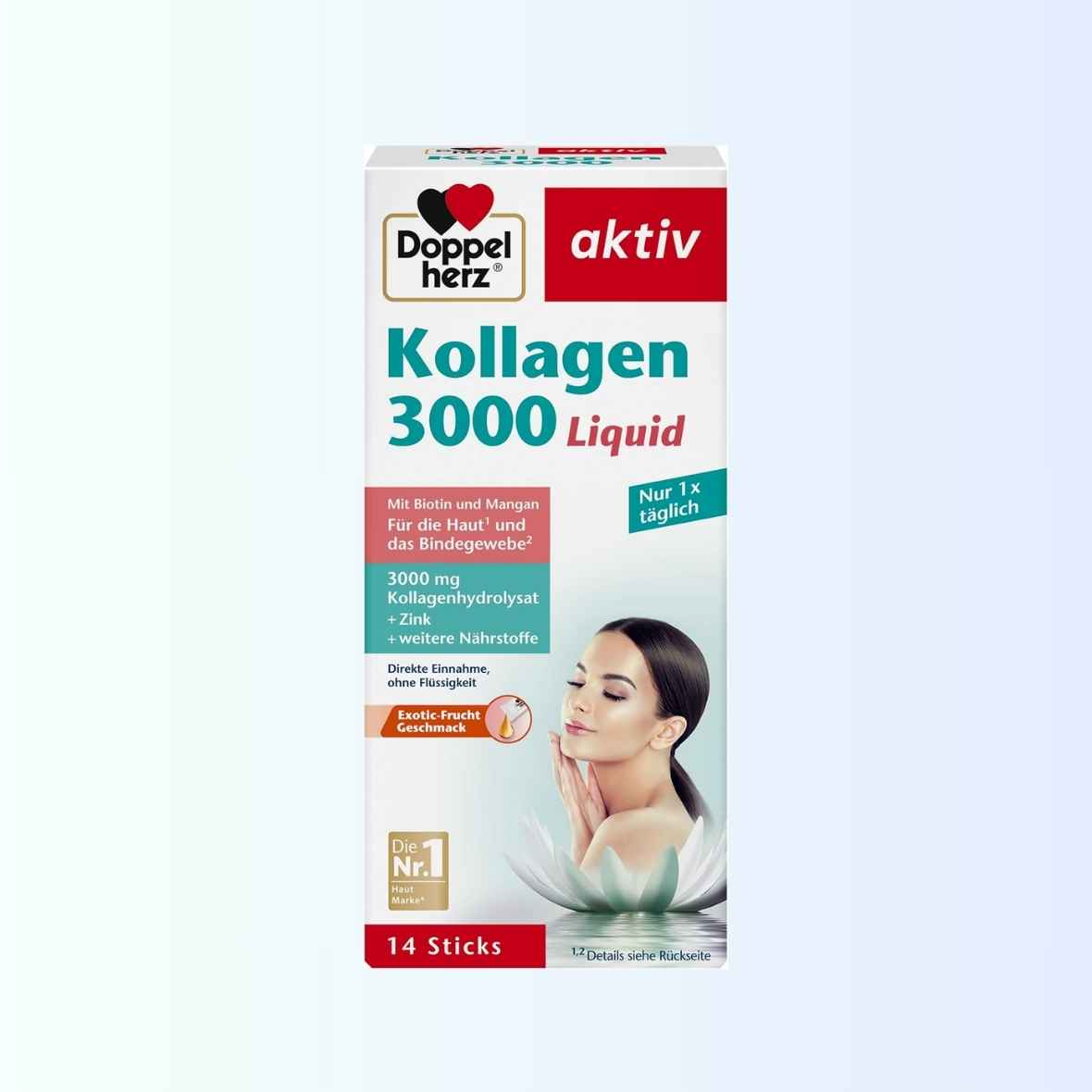 Kollagen 3000 liquid x 14 (Doppel herz) Exp : 6/27