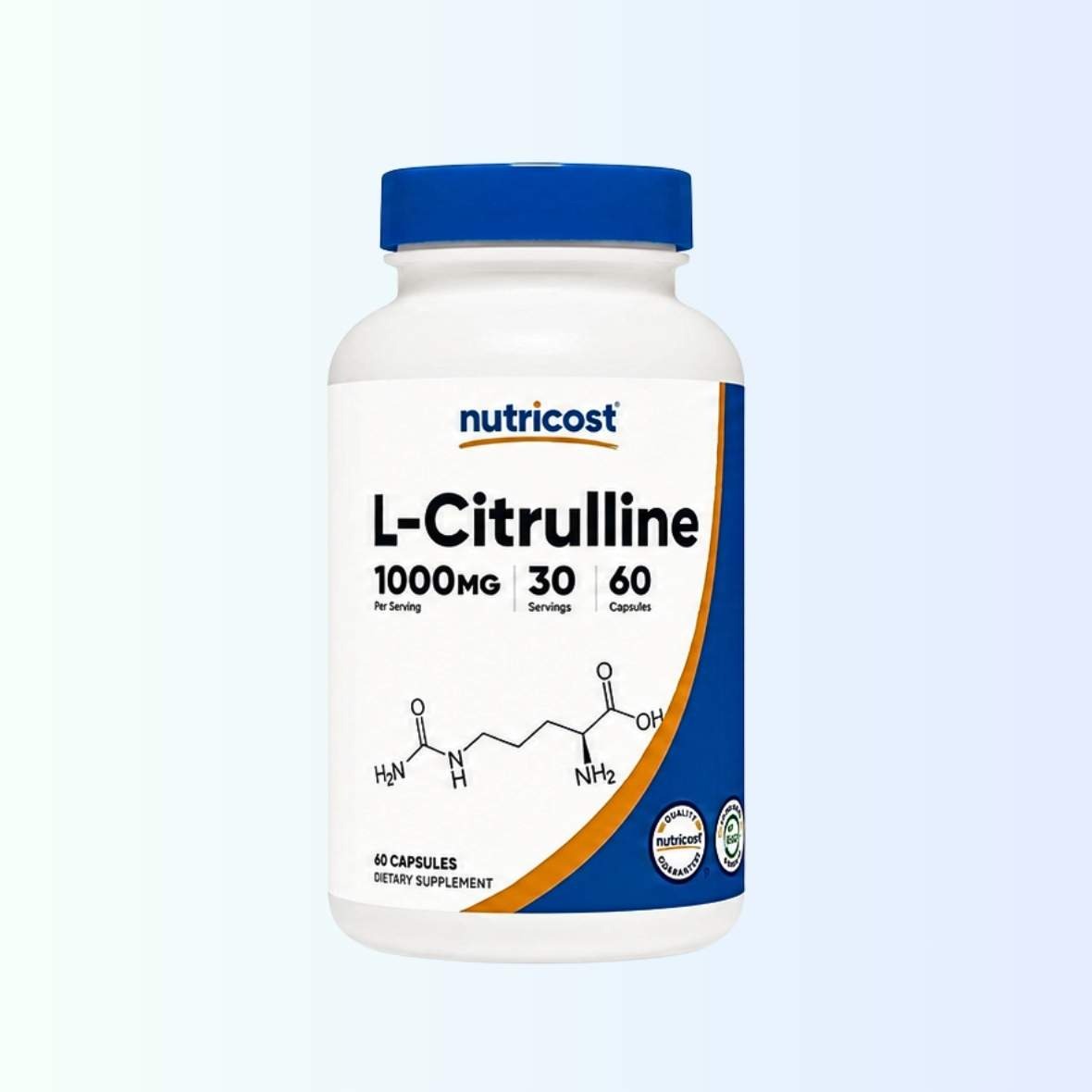 L-Citrulline Capsules 1000mg x 60 (Nutricost) Exp : 2/29