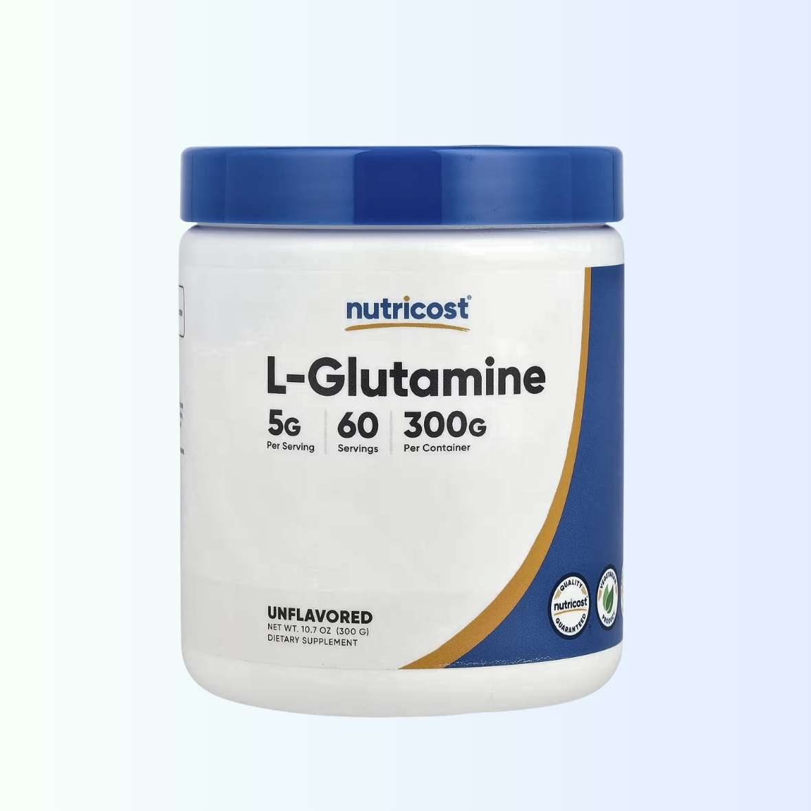 L-glutamine powder 300g (Nutricost) Exp : 6/28