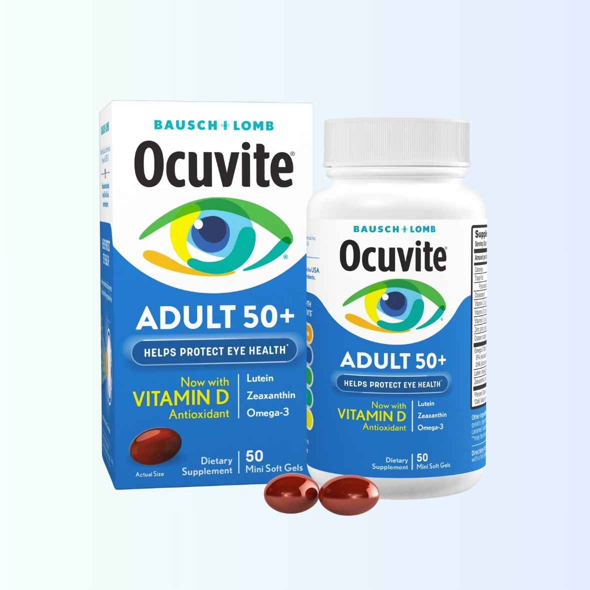 Ocuvite Tablet Adult 50+ x 50 ( Bausch + Lomb ) Exp : 7/27
